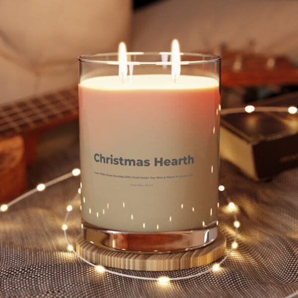 Christmas Hearth Candle - Lighting 65 Hours of Happiness & Christmas Cheer! - Image 6